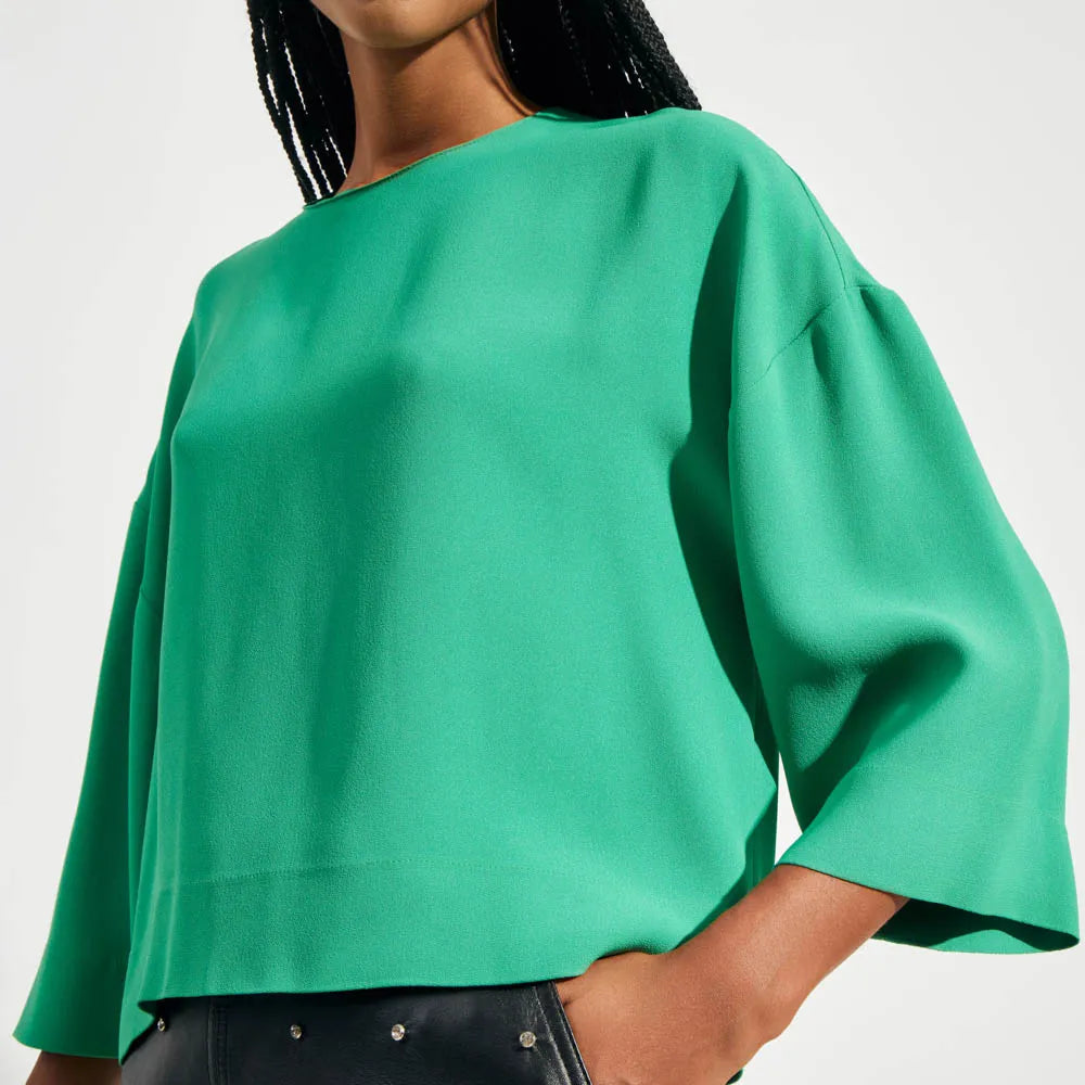 BLUSA CREPE SQUARE PIETRA